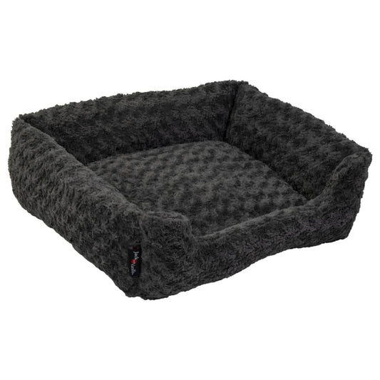 Jack and Vanilla Pet Sofa Softy S 60x52x18 cm Rosette Grey - Dog Beds
