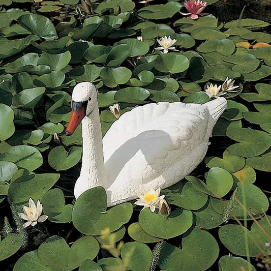 Ubbink White Swan Garden Pond Ornament Plastic - Lawn Ornaments & Garden Sculptures
