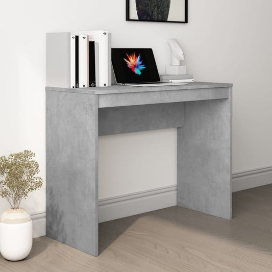 Desk Concrete Grey 90x40x72 cm Engineered Wood - Desks