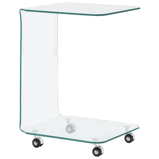 Coffee Table 45x40x63 cm Tempered Glass - Coffee Tables