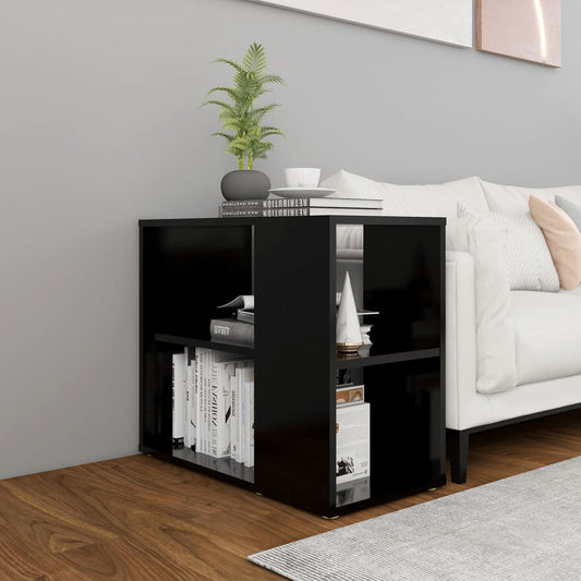 Side Cabinet Black 60x30x50 cm Engineered Wood - Buffets & Sideboards