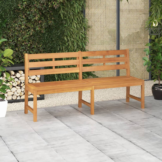 Garden Bench 180 cm Solid Teak Wood - Outdoor Benches