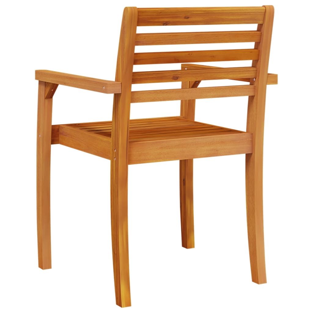 Garden Chairs 2 pcs 59x55x85 cm Solid Wood Acacia - Outdoor Chairs