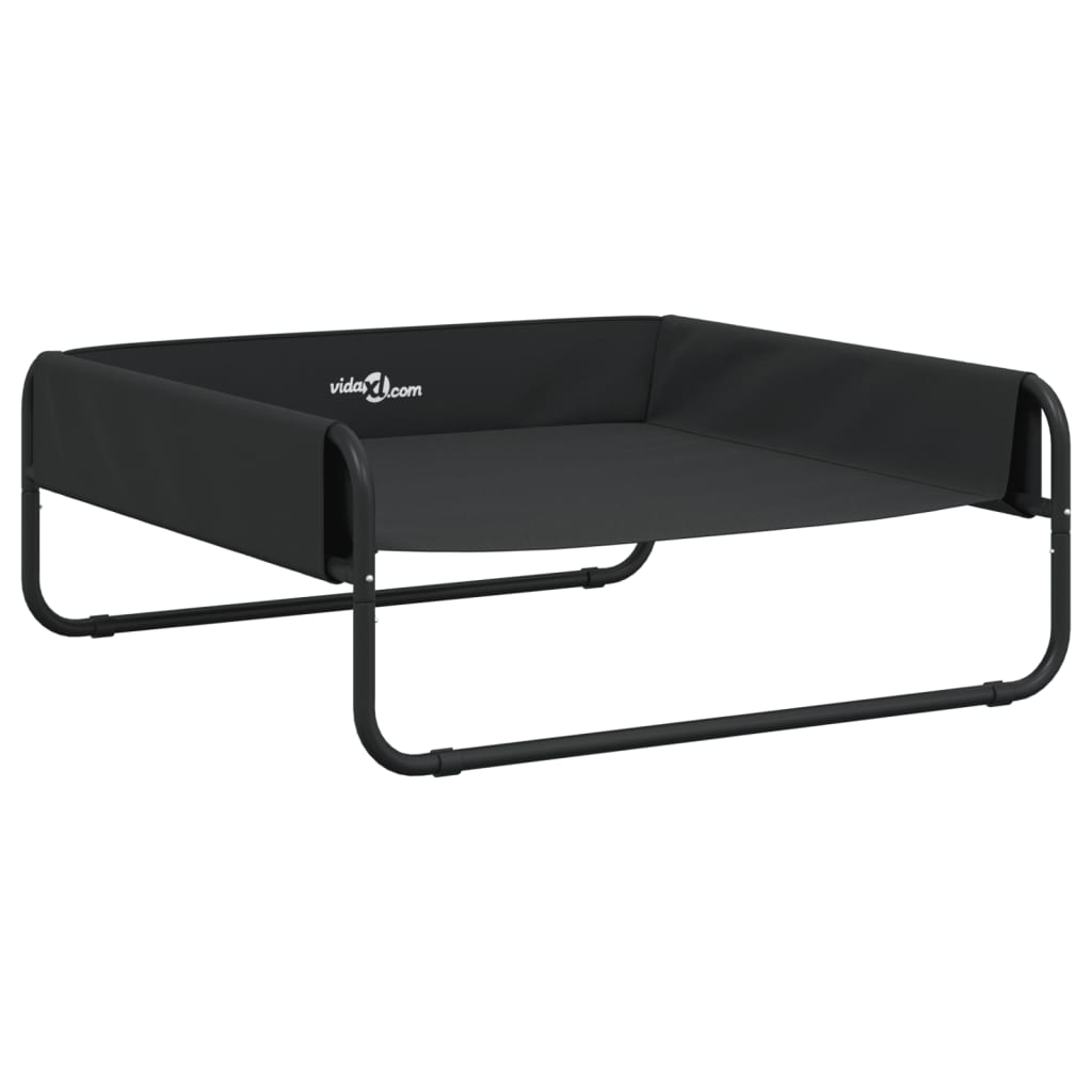 Elevated Dog Bed Anthracite Oxford Fabric and Steel - Dog Beds
