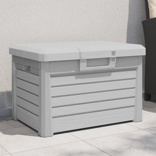 Outdoor Cushion Box Grey 73x50.5x46.5 cm Polypropylene - Outdoor Storage Boxes