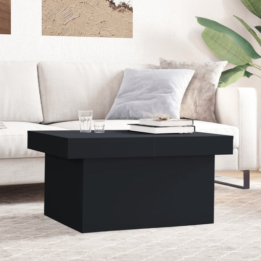 Coffee Table Black 80x55x40 cm Engineered Wood - Coffee Tables
