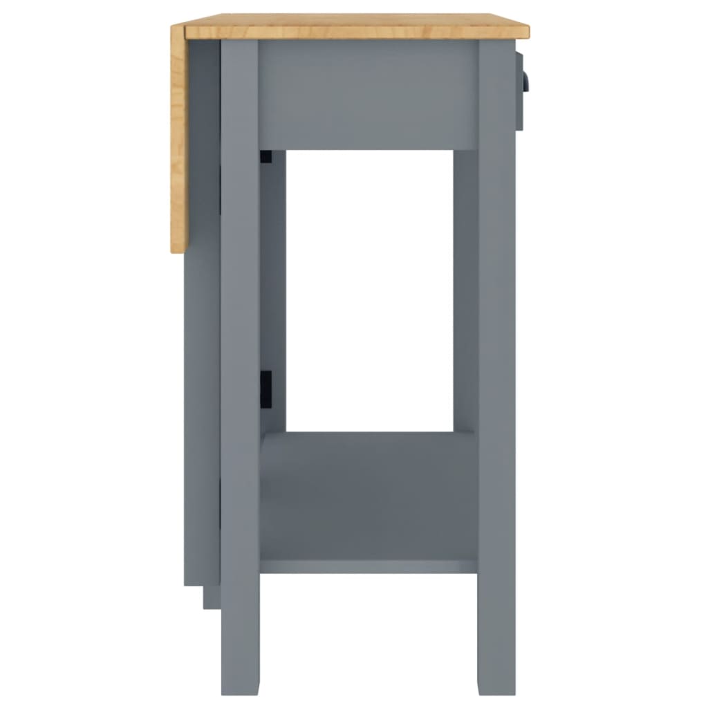 5 Piece Bar Set Grey Solid Wood Pine - Kitchen & Dining Furniture Sets