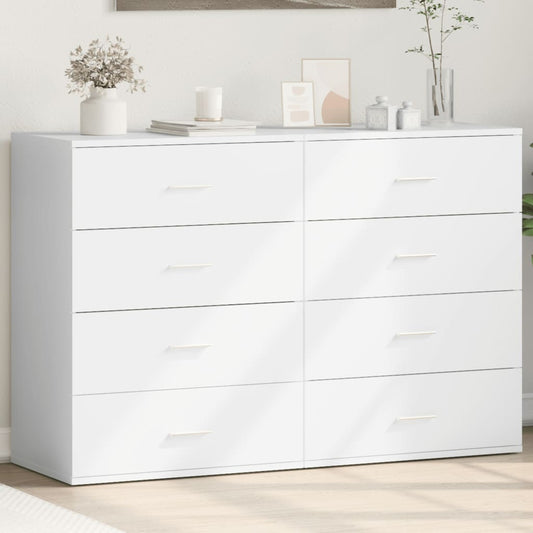 Sideboards 2 pcs White 60x39x80 cm Engineered Wood - Buffets & Sideboards